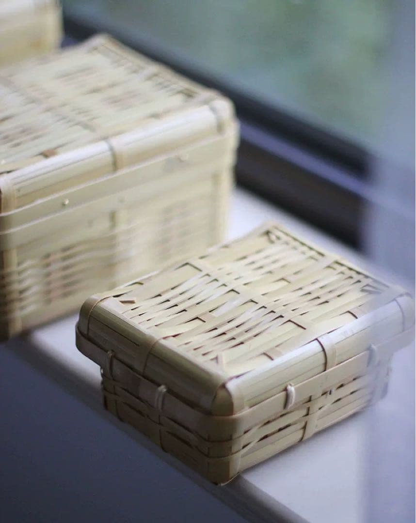 竹製おにぎりケース 4個セット
