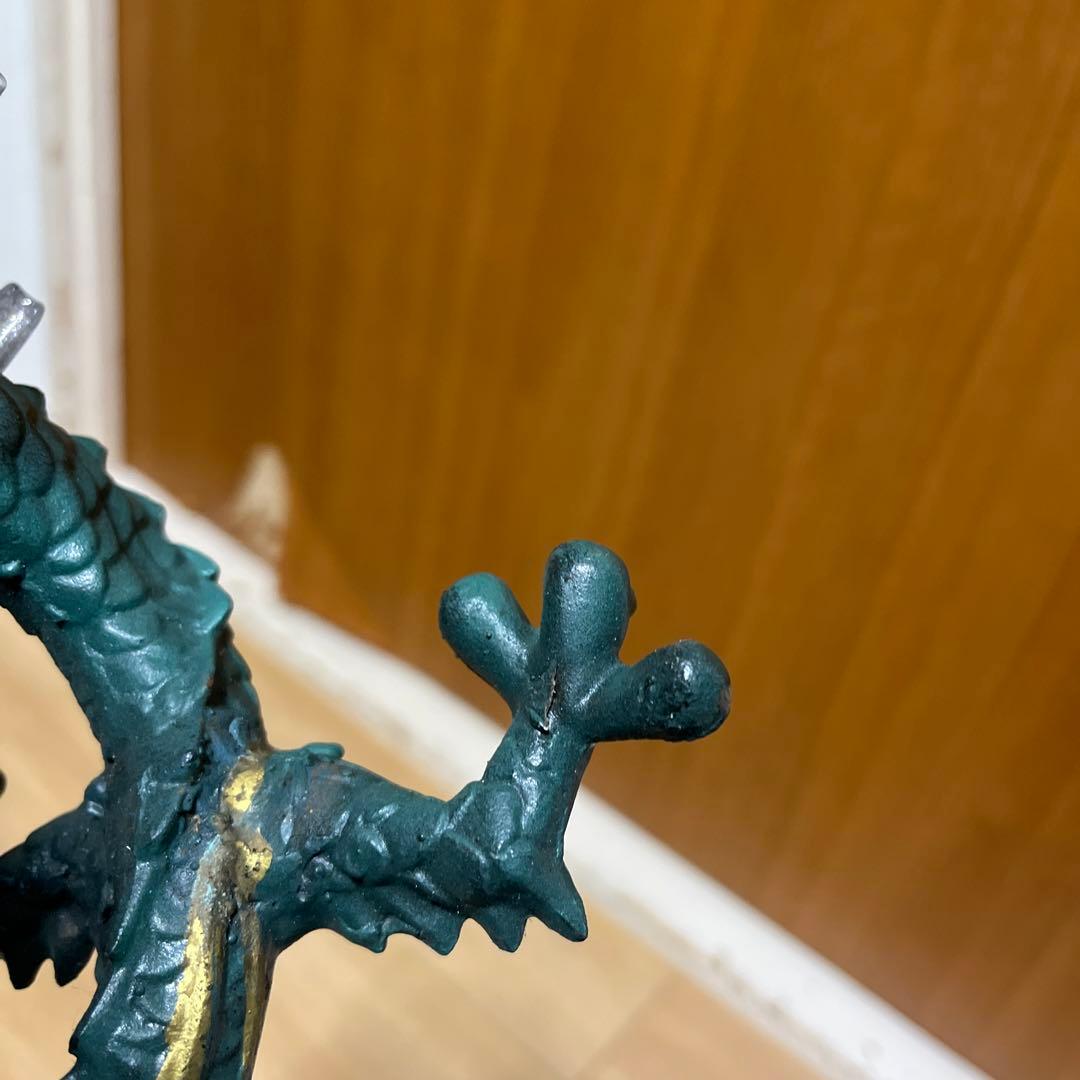 龍 昇龍 正義 金属 金属工芸 置物 オブジェ インテリア