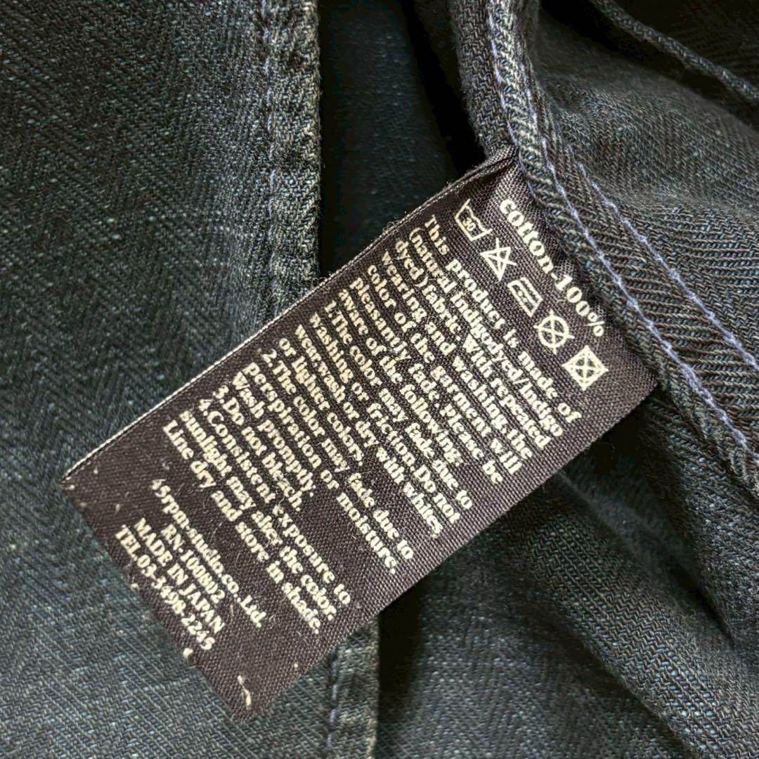 45rpm デニム　テーラードジャケット　インディゴ　アンコン　L相当