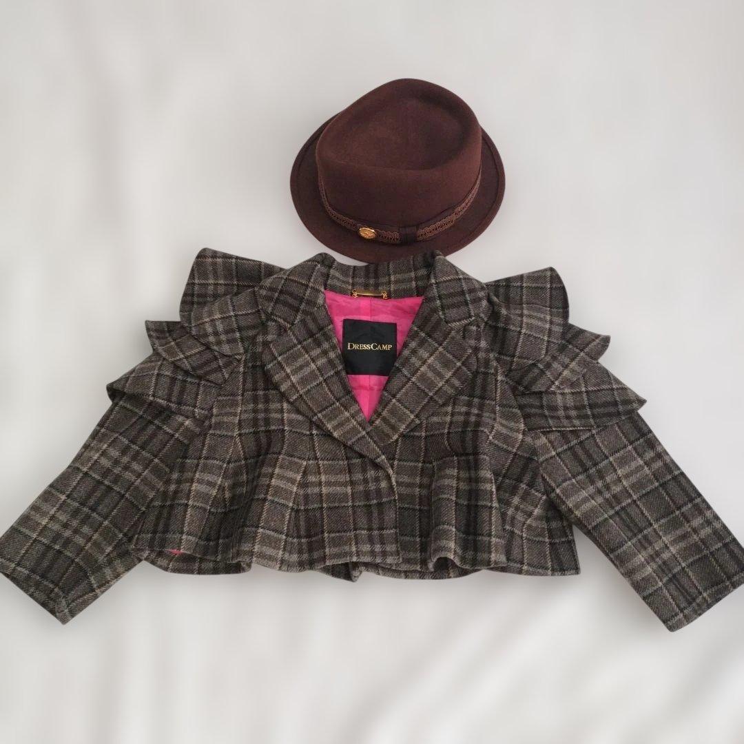 DRESSCAMP フリル付きショートジャケット