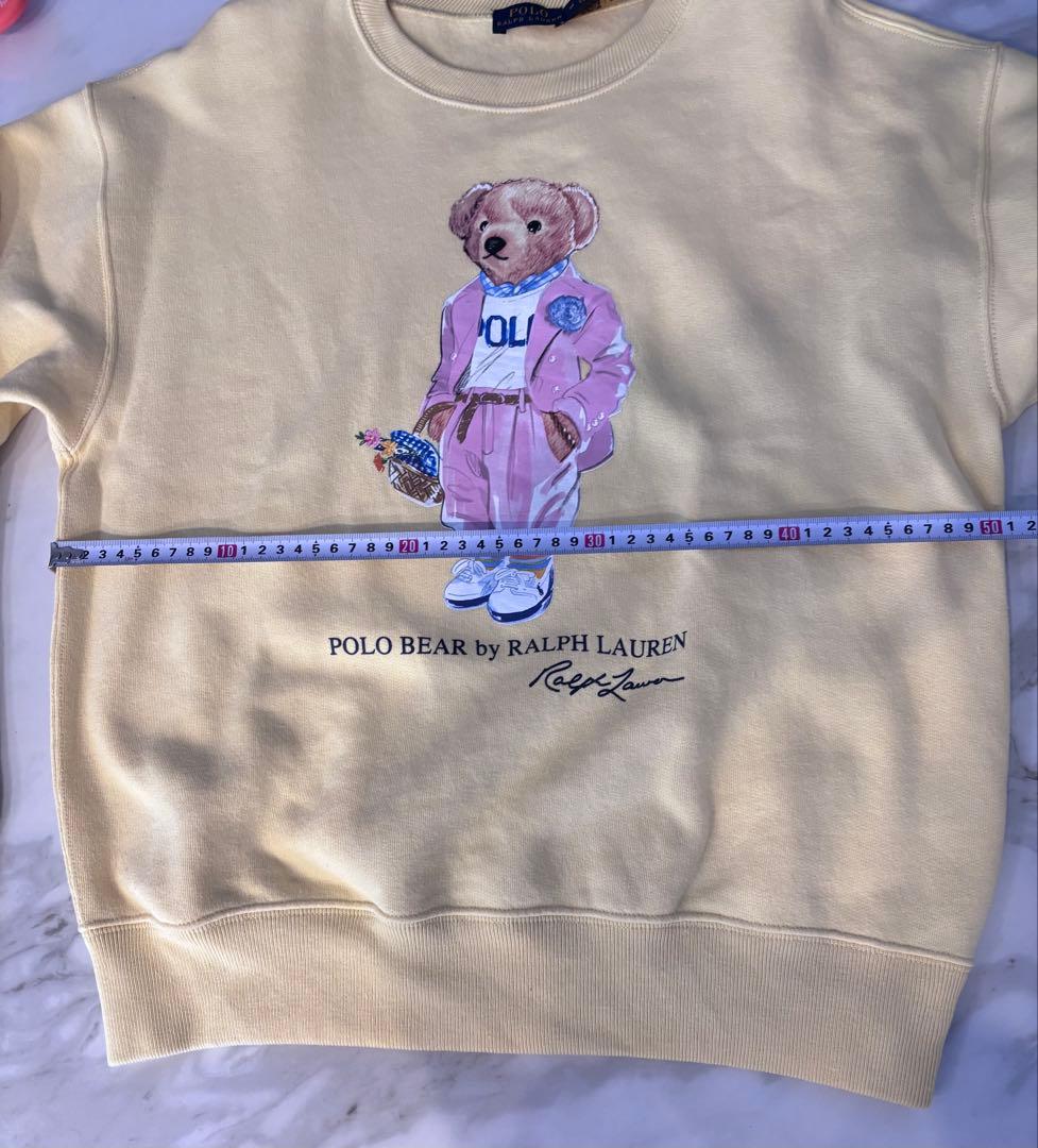 ポロラルフローレン【希少】ポロベア　スウェット トレーナー　Mサイズ　イエロー