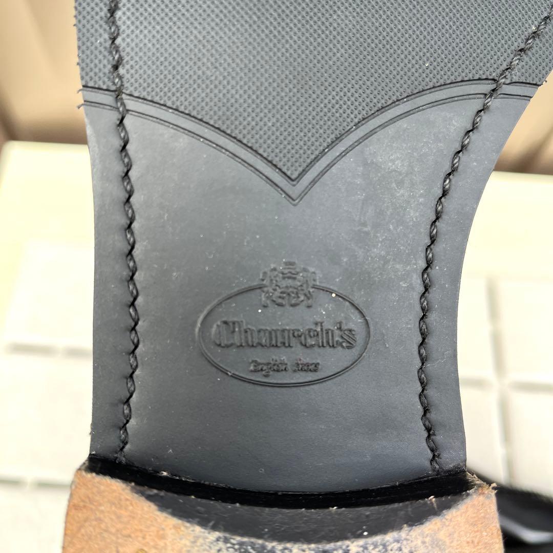 38 チャーチ KETSBY サイドゴア　ショートブーツ 黒　24.5