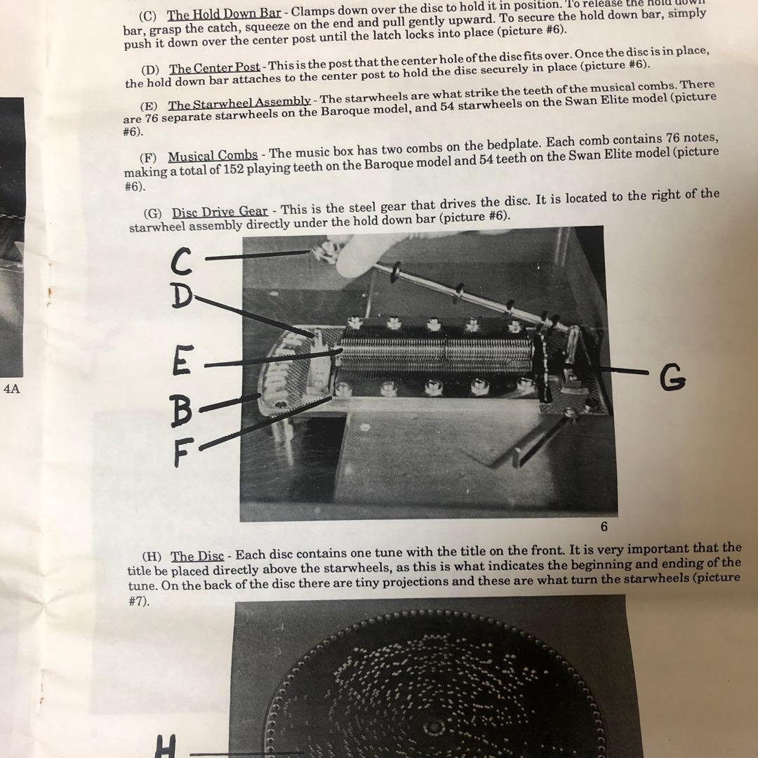 porter スワンオルゴール【ポーター】