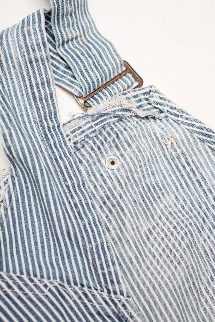 60s BIGMAC オーバーオール　ヒッコリー　古着　ヴィンテージ