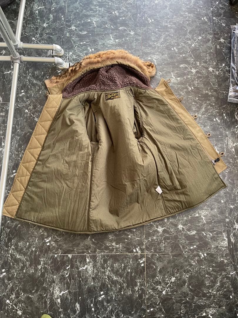 CALEE キャリー HEAVY BACK SATIN N-3B JACKET