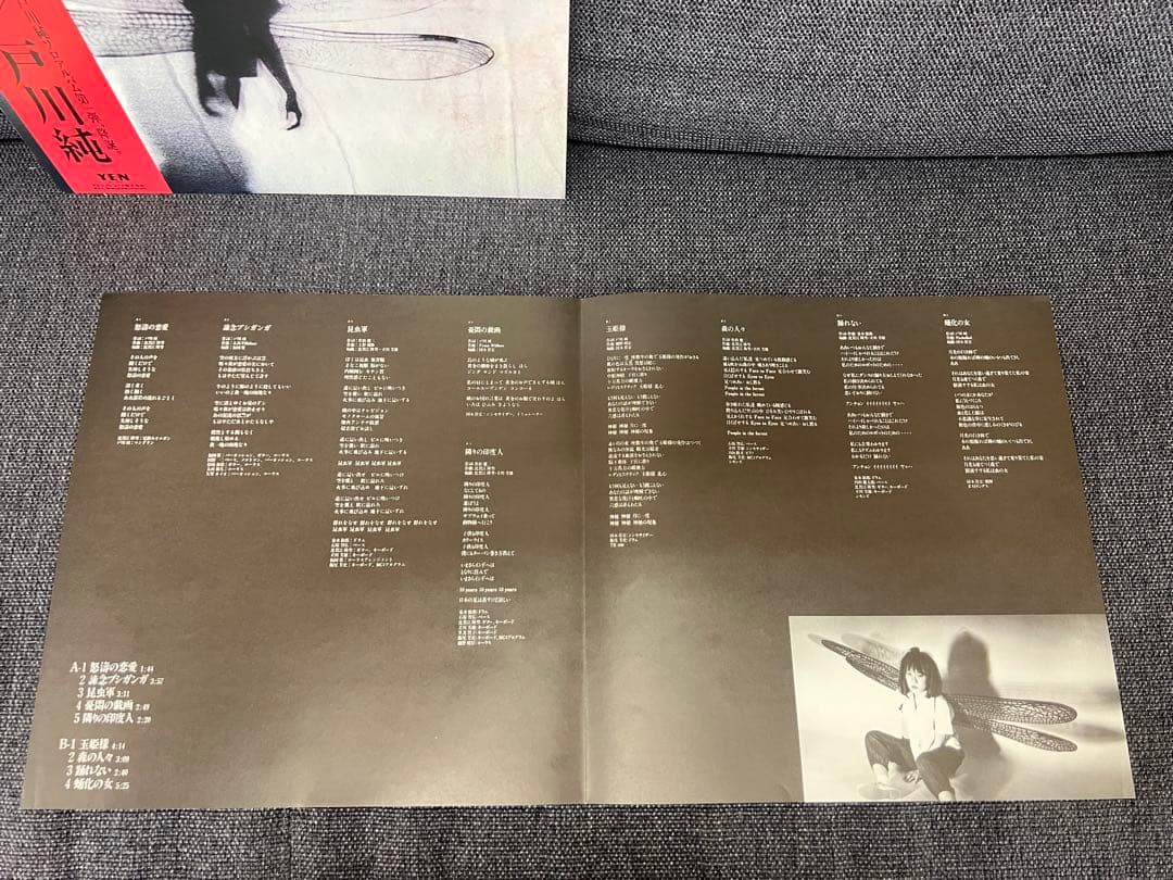 Jun Togawa Tamahimesama LP 邦楽レコード　OBI