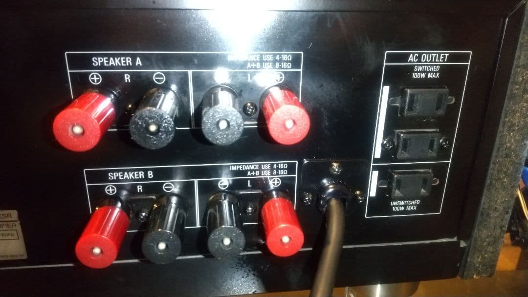 SONY TA-F555ESR ESシリーズ ステレオアンプ メンテナンス済み