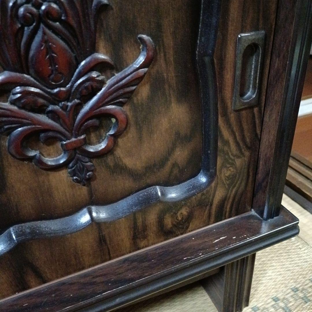 茶箪笥 飾り棚 和箪笥 飾り台 昭和レトロ アンティーク