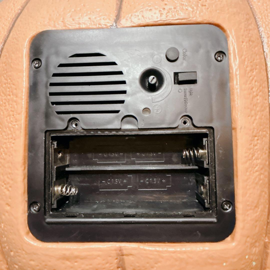 廃盤 ハロウィン カボチャ パンプキン LEDライト センサー 音声 ◎コストコ