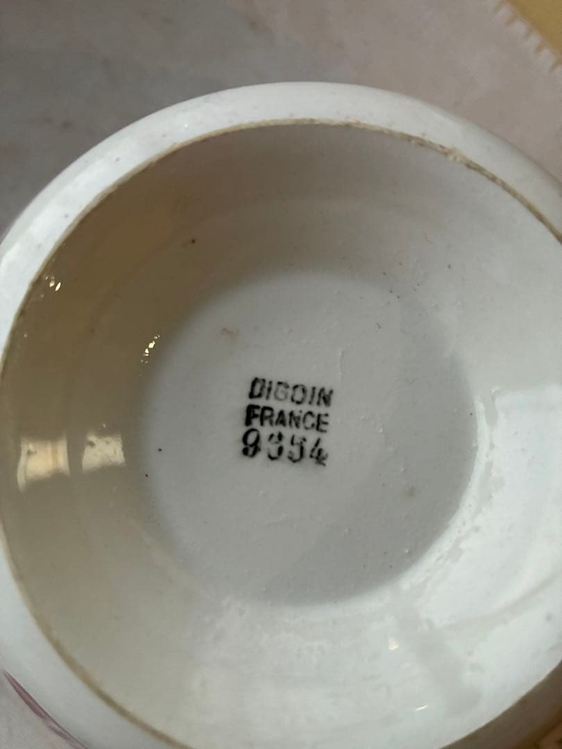 フランス　アンティーク　カフェオレボウル　ディゴワン　直径１７.5cm 特大美品