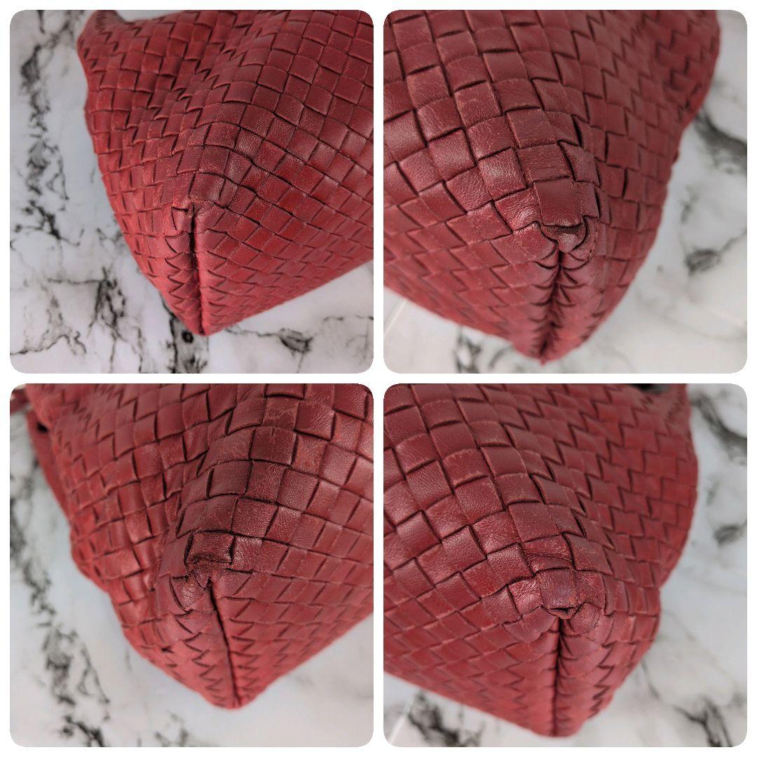 【人気】ボッテガヴェネタ☆ラージ　ガルダ イントレチャート ハンドバッグ