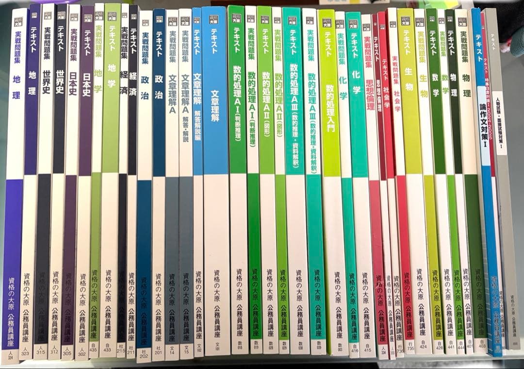 【一式セット】2025年度版　資格の大原　公務員対策テキスト 模擬試験 教養試験