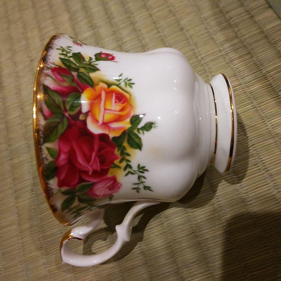 ロイヤルアルバート　ティーカップソーサーセットオールドカントリーローズ自宅保管品