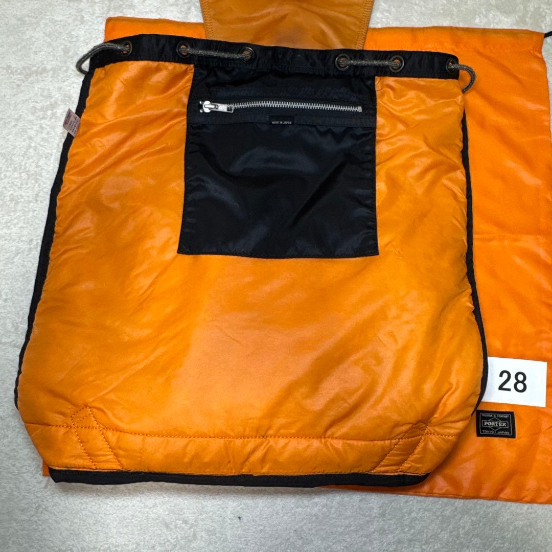 28 美品　ポーター　タンカー　リュック　バックパック　ブラック
