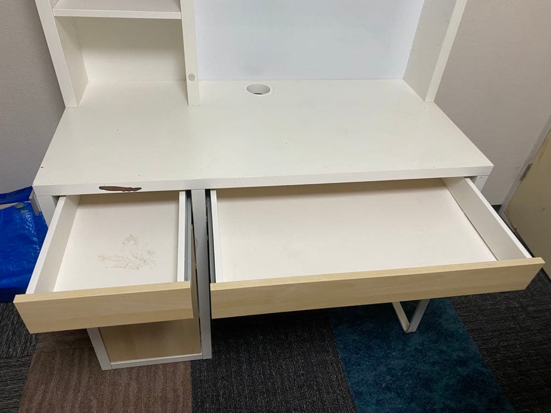 【2セット】IKEA ミッケデスク 追加シェルフユニット