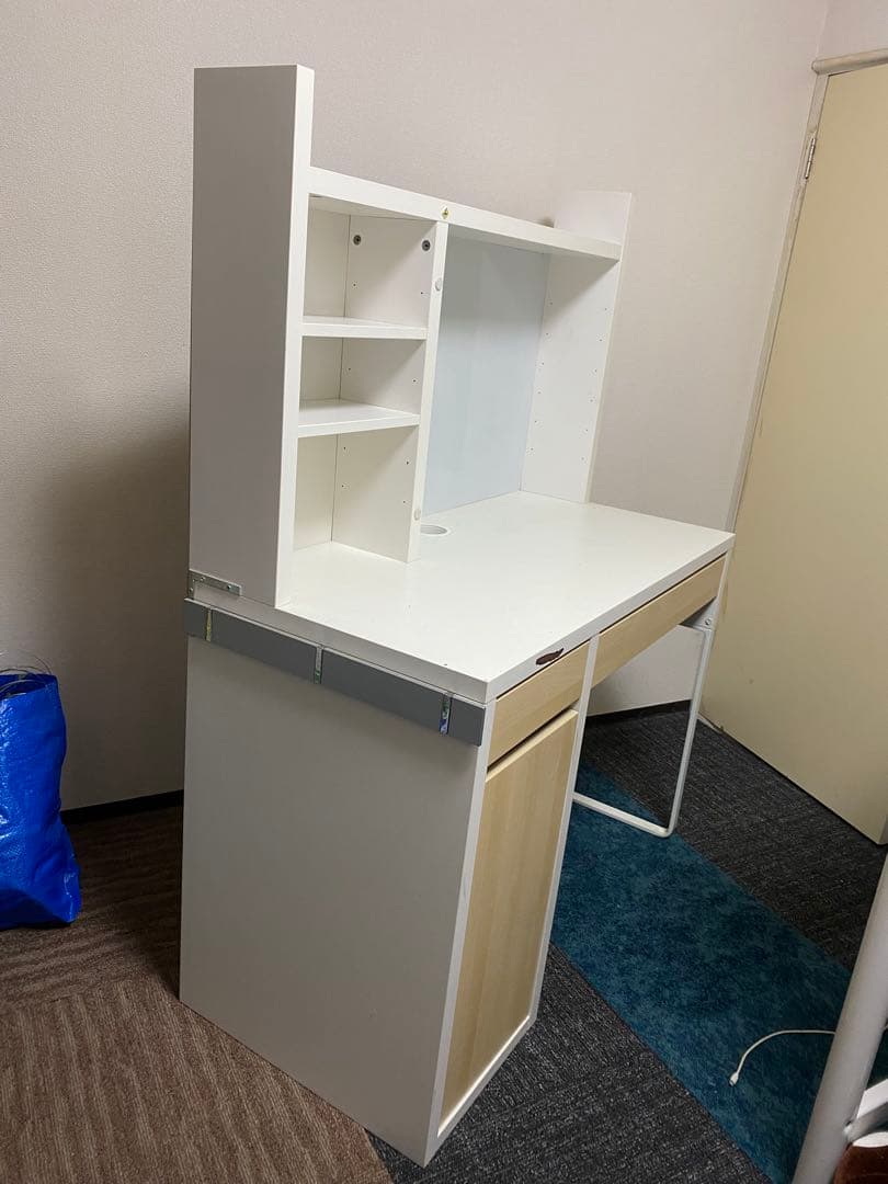 【2セット】IKEA ミッケデスク 追加シェルフユニット