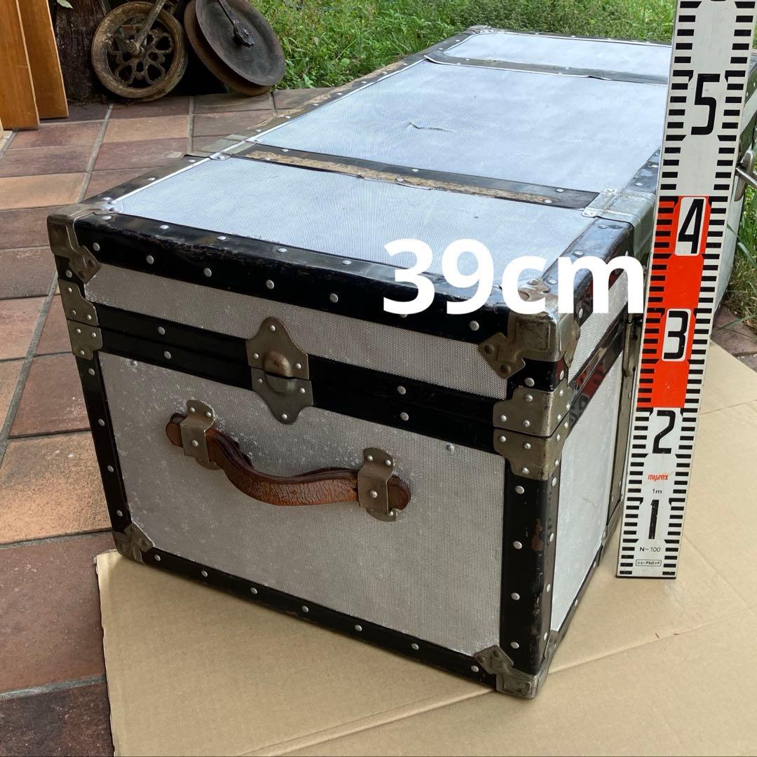 船舶トランク 大型アルミトランク 工業系 インダストリアル 男前 商品台