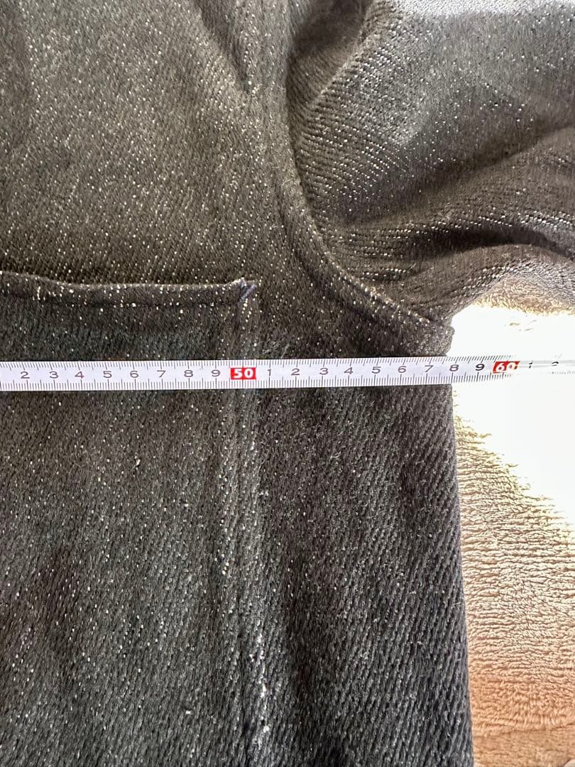 ポストオーバーオールズ　日本製　ブラック　コットン✖️ナイロン生地