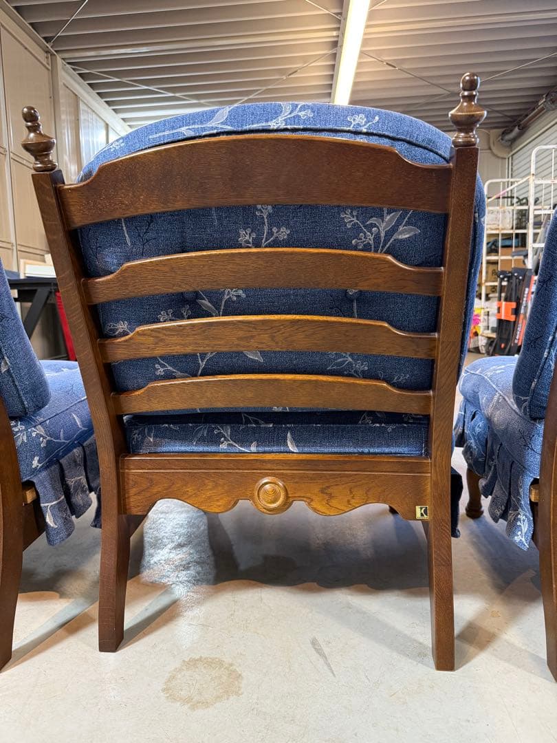 飛騨産業 3人掛けソファ（キツツキマーク）