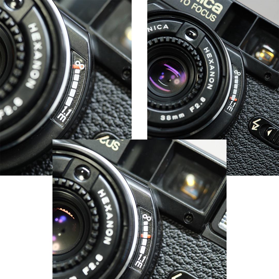 【完動品】 Konica C35 AF2 フィルムカメラ モルト交換済み