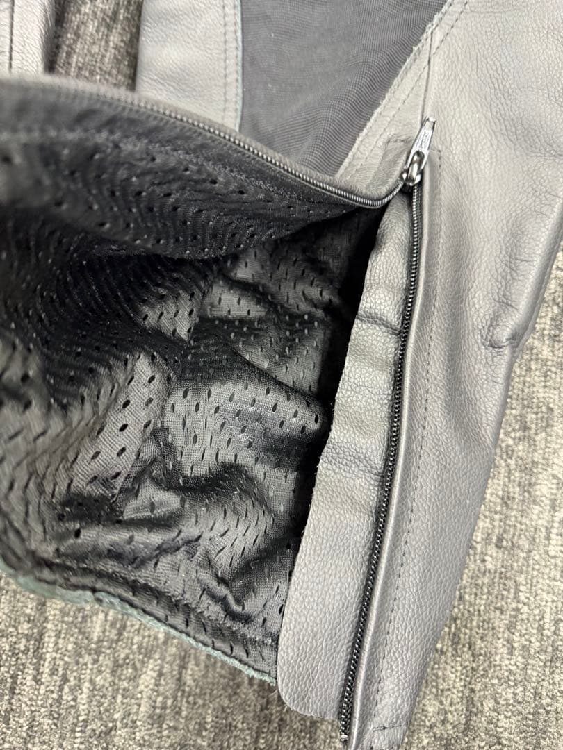 南海部品 NANKAI　レザー 牛革 ジャケット　パンツ　サイズXLB ブラック