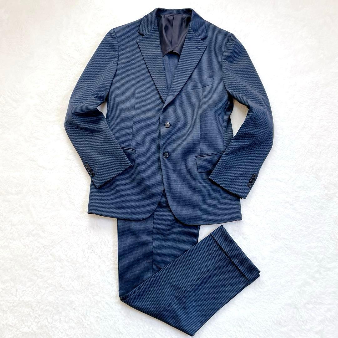 【美品】ユナイテッドアローズ　スーツ　セットアップ　ネイビー