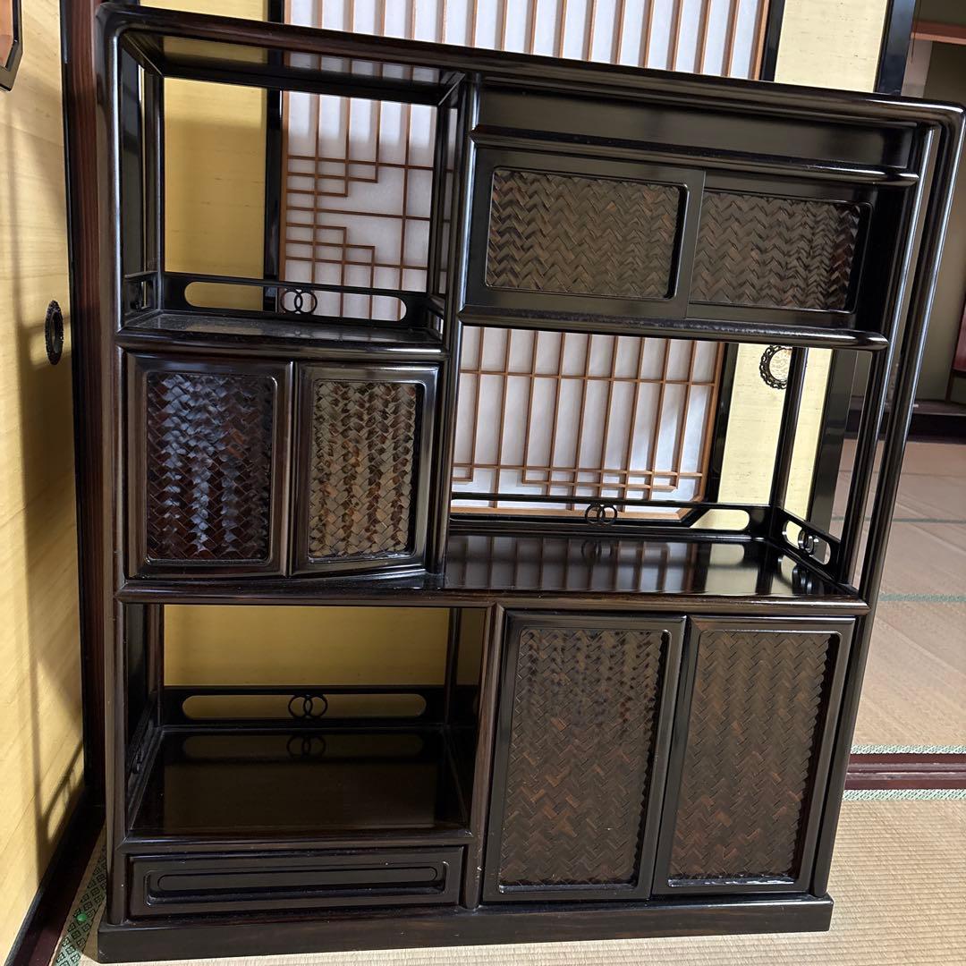 茶箪笥　　飾り棚　昭和レトロ　和家具