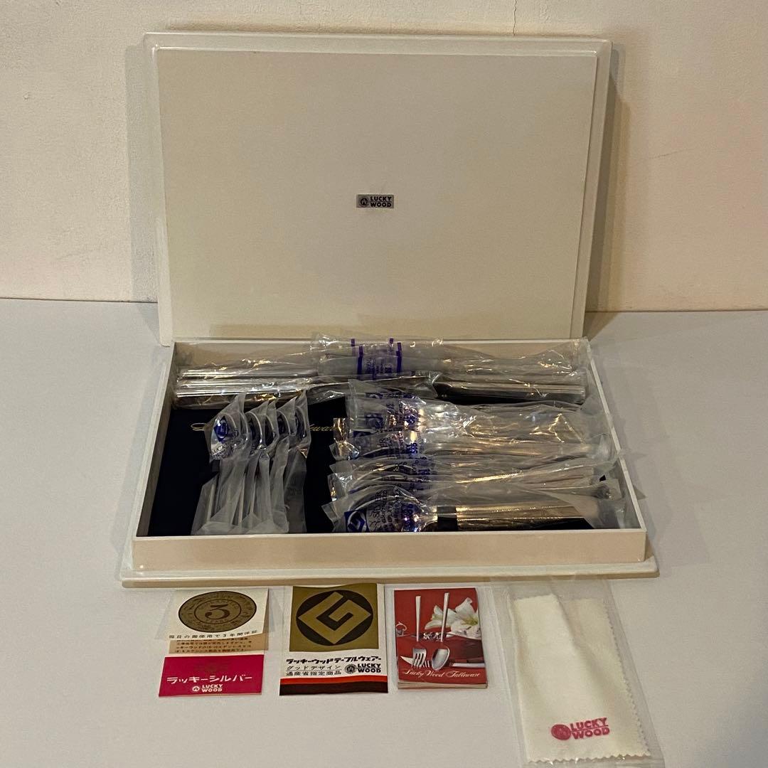 未使用品 Lucky wood Romance ロマンス 24pディナーセット