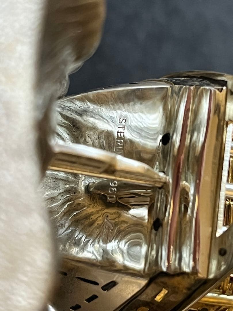 銀製　STARLING SILVER960 関工芸 宝船 SEKI