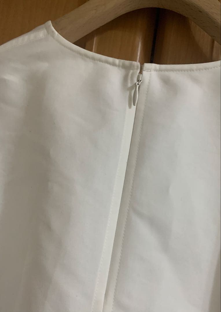 人気完売　LOHEN ローヘン　ハイカウントダブルクロス ノーカラーブラウス