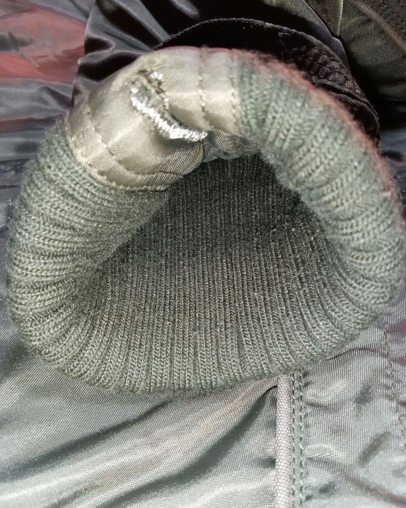 珍しいヴィンテージG.O.Aライダーズジャケットフードファー付きJK カーキ