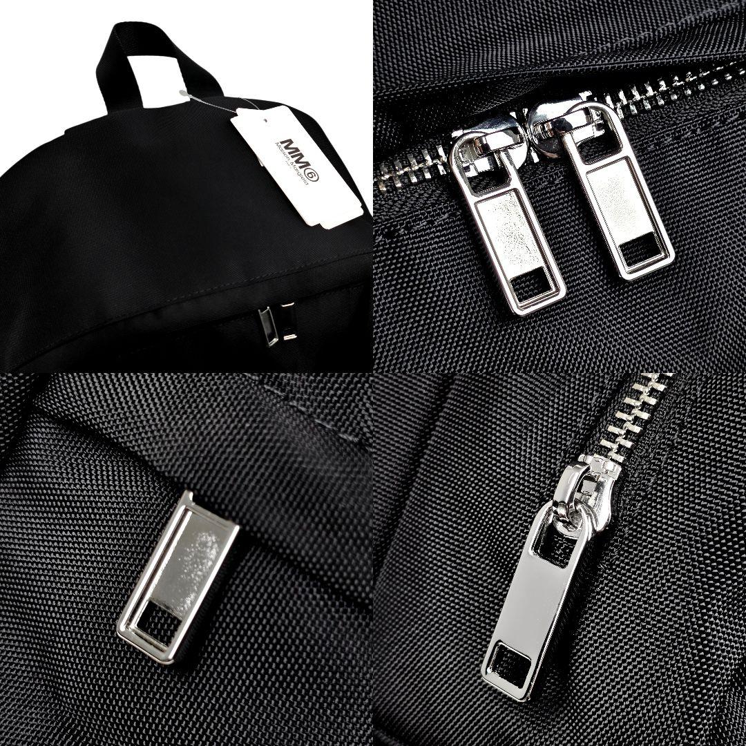 美品 メゾンマルジェラ MM6 ナンバリングロゴ バックパック リュックサック