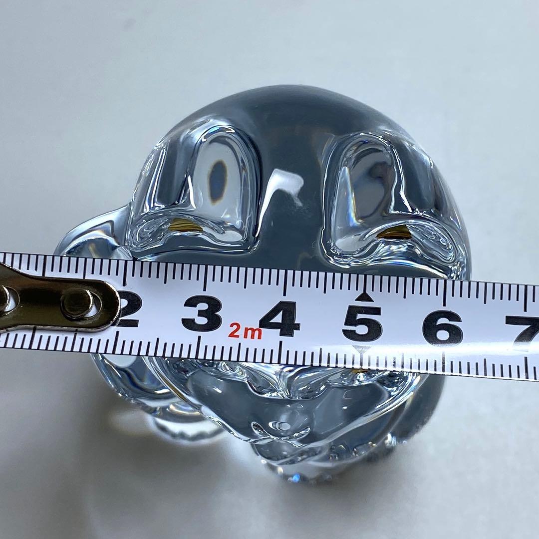 バカラ　招き猫　共箱　トヒル　高さ約10cm 東N7-1018②