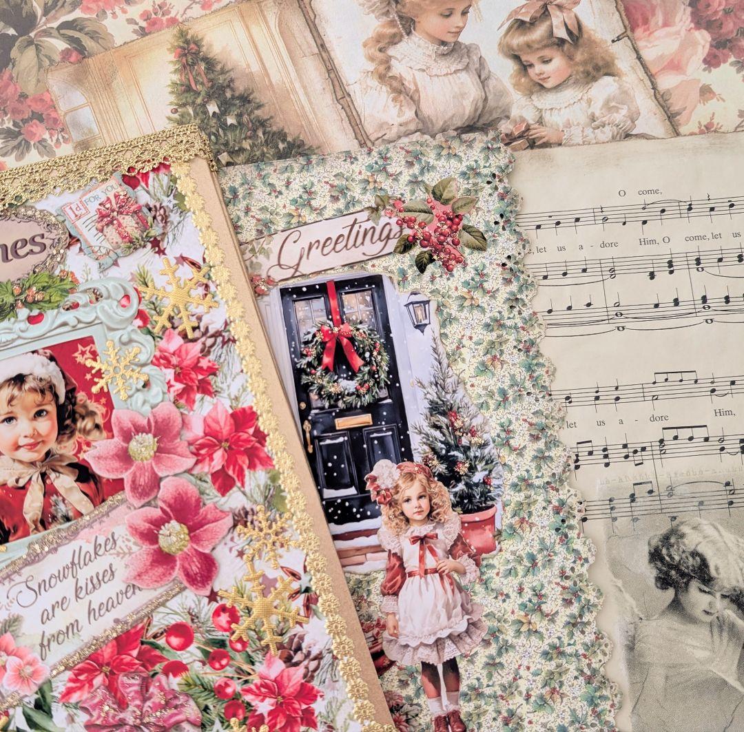 お洒落ビクトリアンガールのXmas大型ジャンクジャーナル2025♥Wishes♥