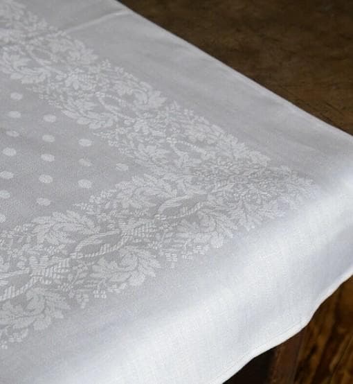 1950年代 イタリア空軍 テーブルクロスとナプキンセット 刺繍