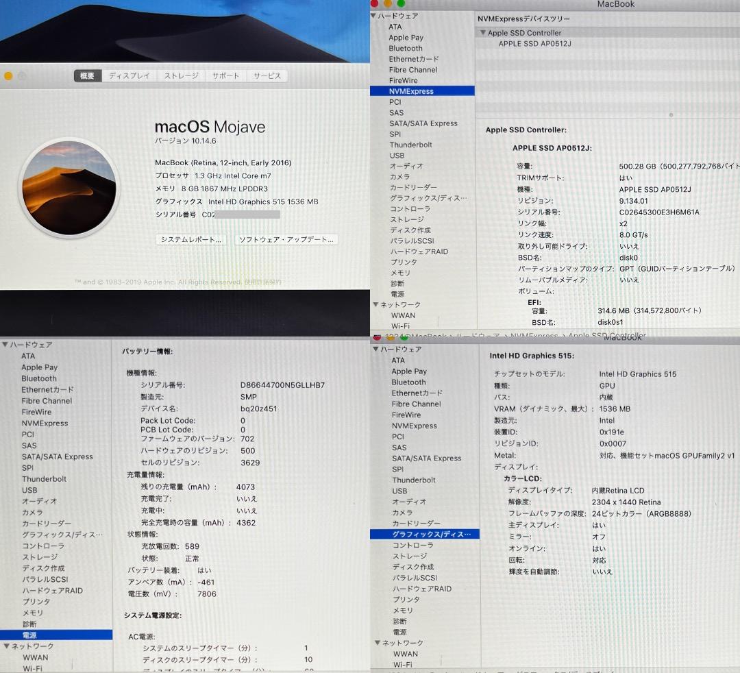 MacBook / 12-inch Core m7【cs6 / Office】