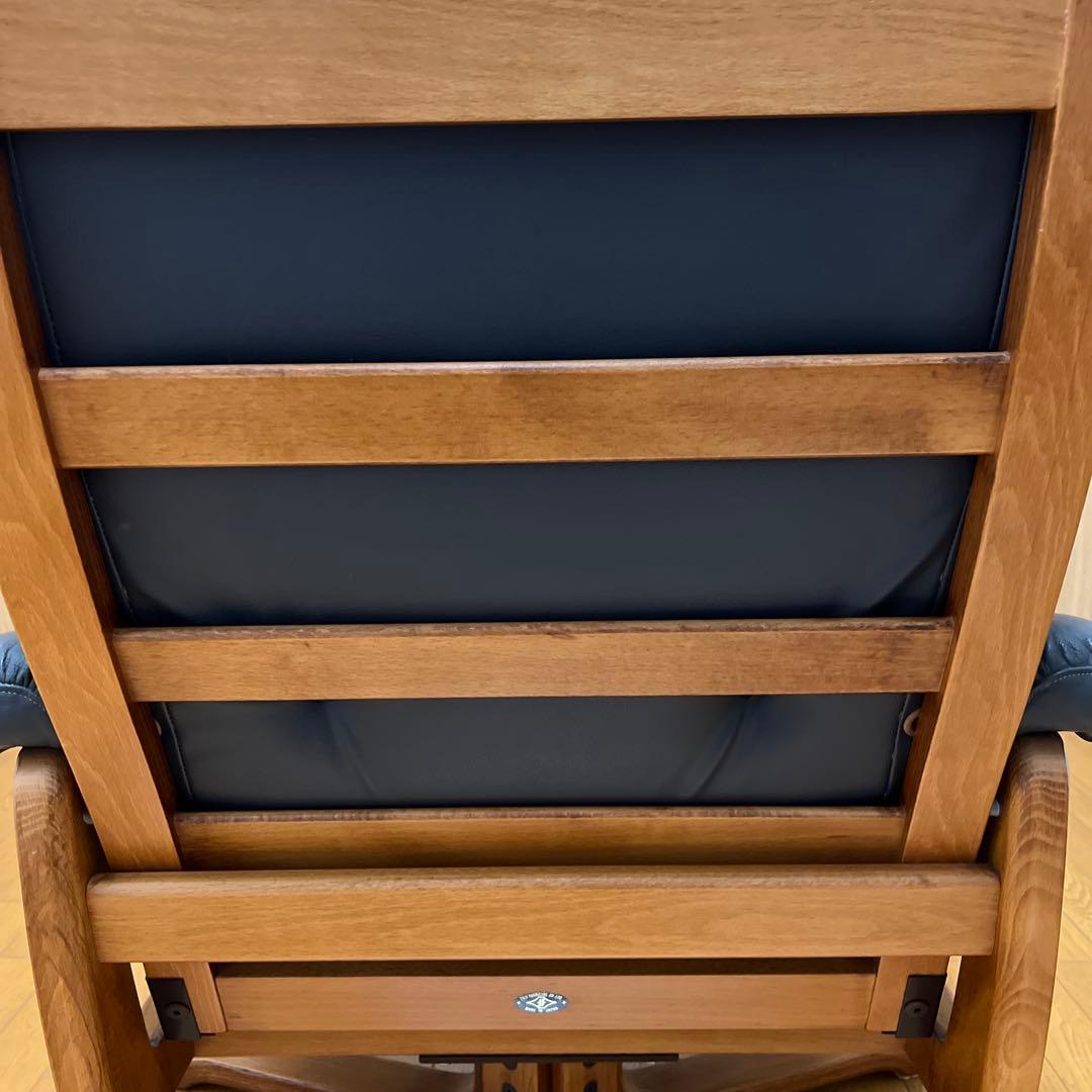 冨士ファニチア FUJI FURNITUREリクライニングチェア 本革