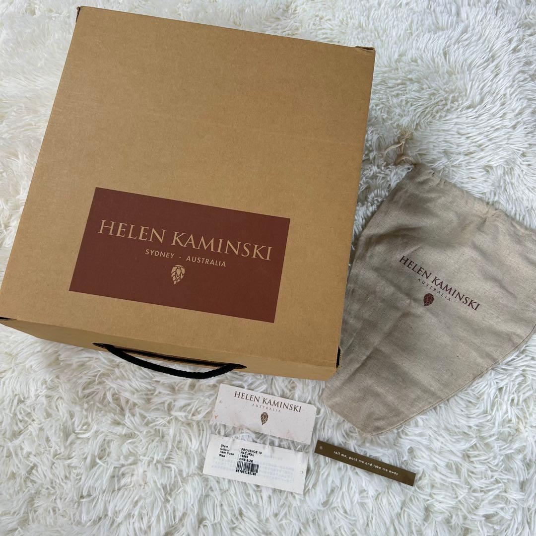 美品★素敵です♪ヘレンカミンスキー 麦わら帽子 ハット 箱・袋付き