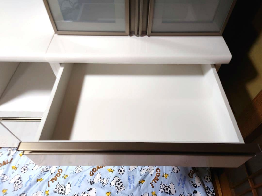 ニトリ　キッチンボード　ホワイト 食器棚【古賀家具工業株式会社】