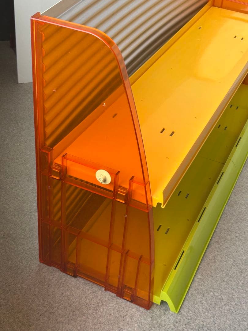 ヴィンテージ　プラスチック　アクリル　ラック　収納棚　スペースエイジ レトロ