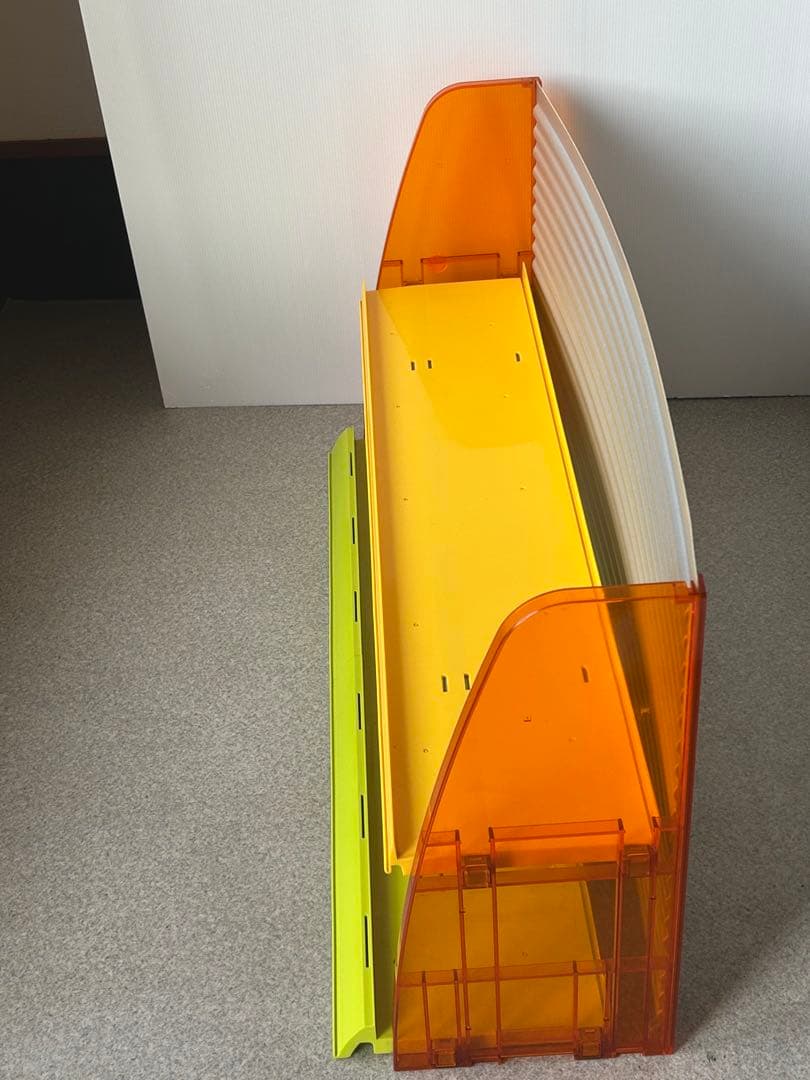 ヴィンテージ　プラスチック　アクリル　ラック　収納棚　スペースエイジ レトロ