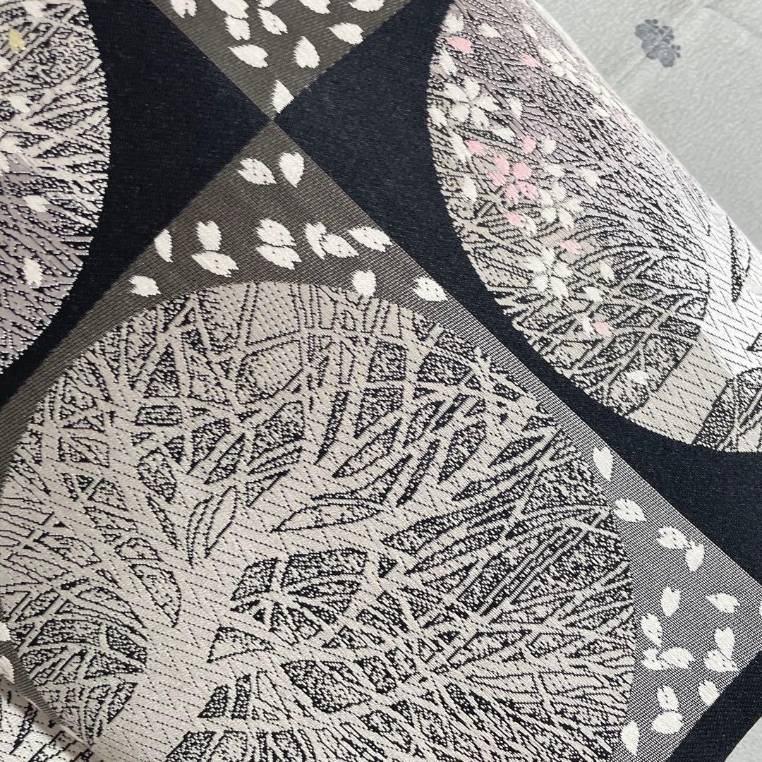 訪問着　フルセット　鷺　静寂　静けさの中の桜　手刺繍　ニューはればれ加工　P2