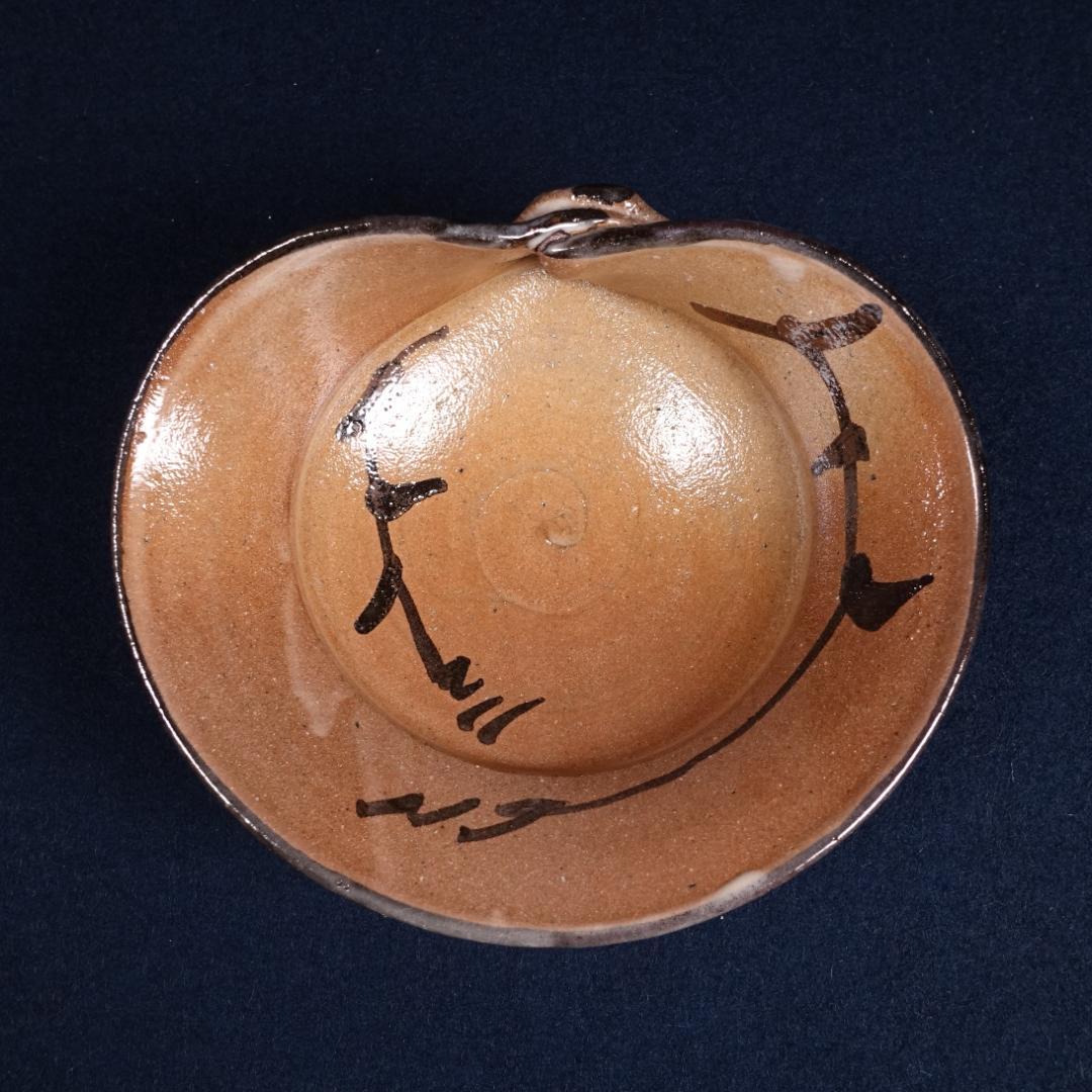 西岡小十 絵唐津蛤形 向付 5客 共箱