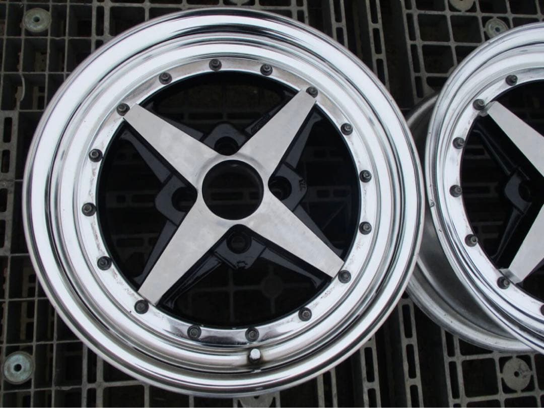 work Equipe 01 2本　pcd100 14インチ　エクイップ　加工品