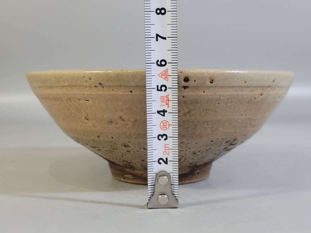 DT573 茶道具 出雲焼 刷毛目 茶碗 時代物