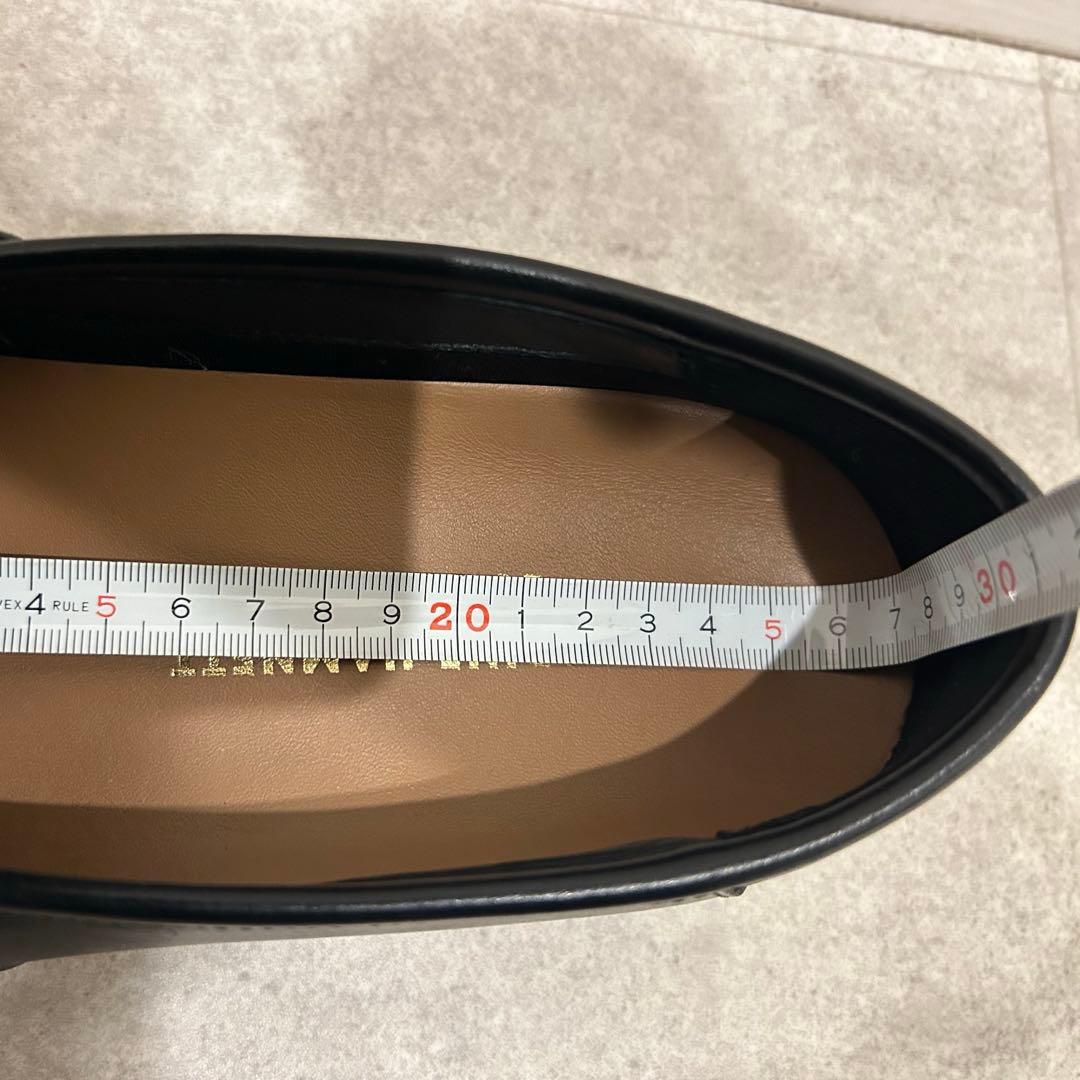 キャサリンハムネット ロンドン 本革 ローファー スリッポン 黒 24.5