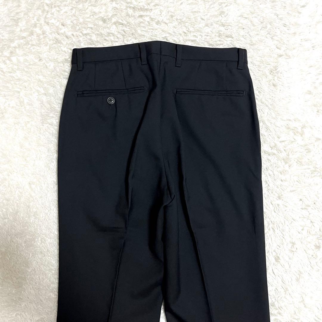 ✨極美品✨UNIQLO+J ビジネススーツ ブラック セットアップ 2ボタン 黒