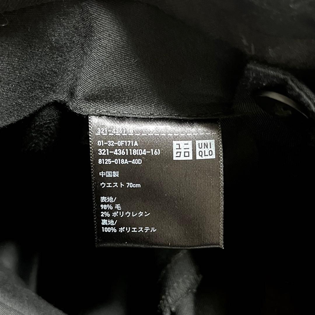 ✨極美品✨UNIQLO+J ビジネススーツ ブラック セットアップ 2ボタン 黒