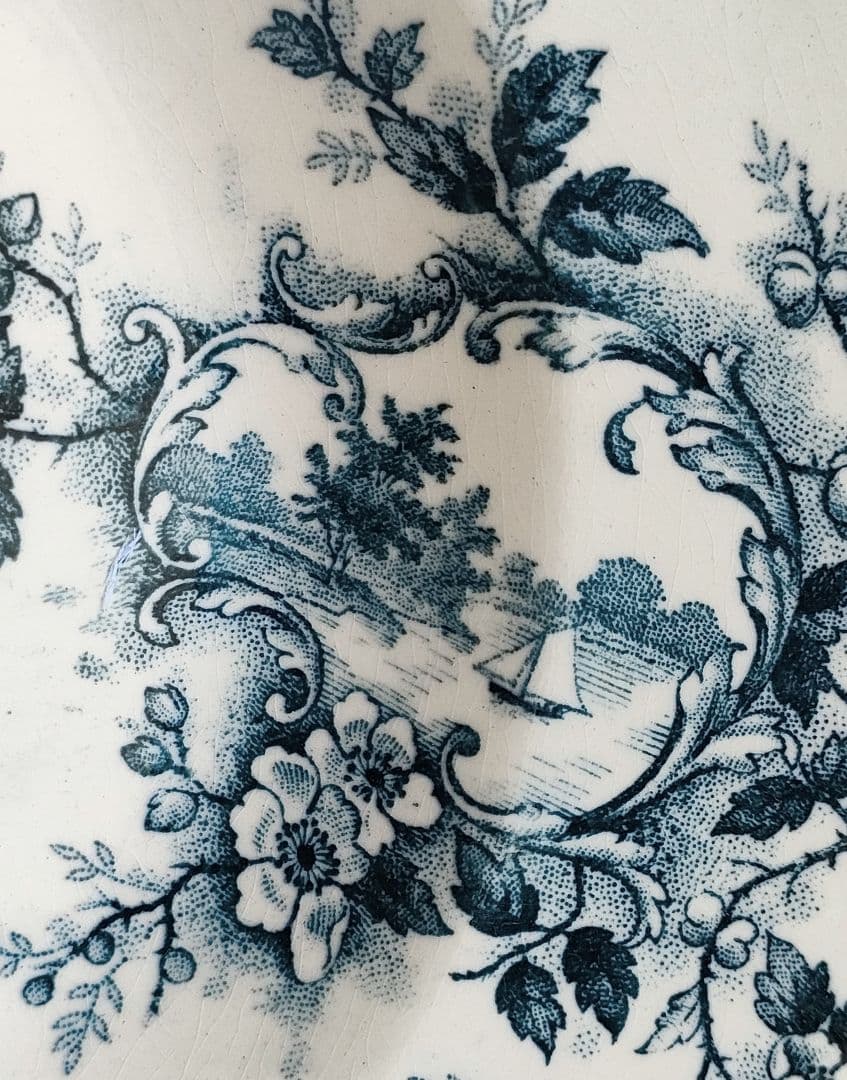 美品　ジョワジールロワ　ポンパドール　橋　フランスアンティーク