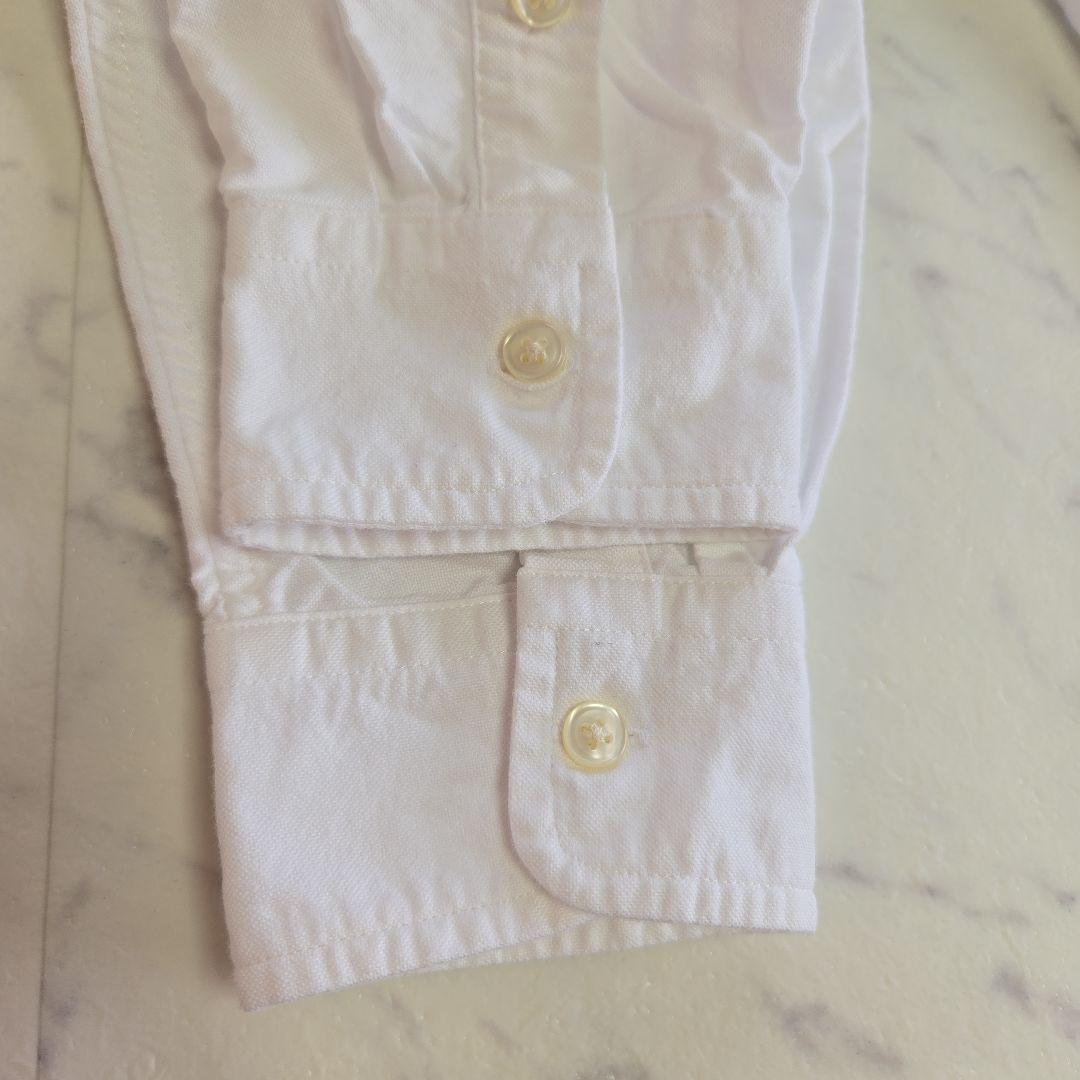 ラルフローレン 白 ホワイト 長袖シャツ ビッグポニー刺繍 L相当